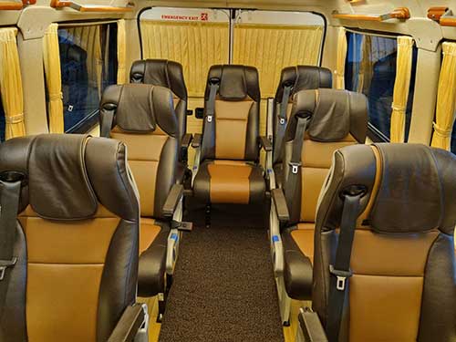 8 seater luxury tempo traveller in kochi