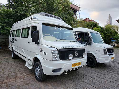 tempo traveller 26 seater rent