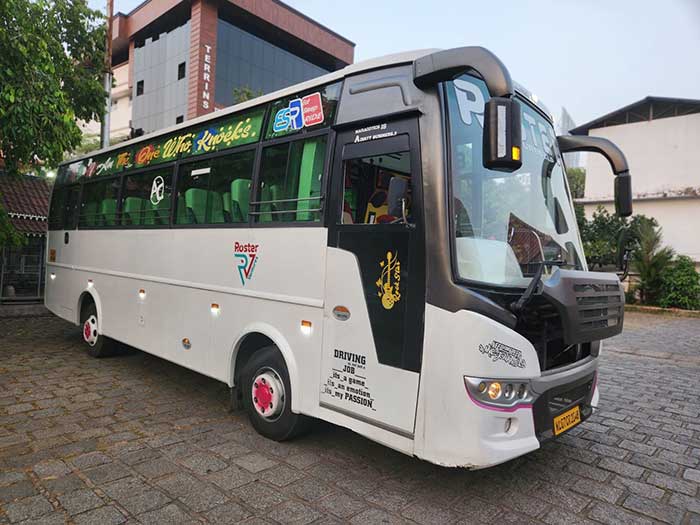 kerala luxury bus rentals
