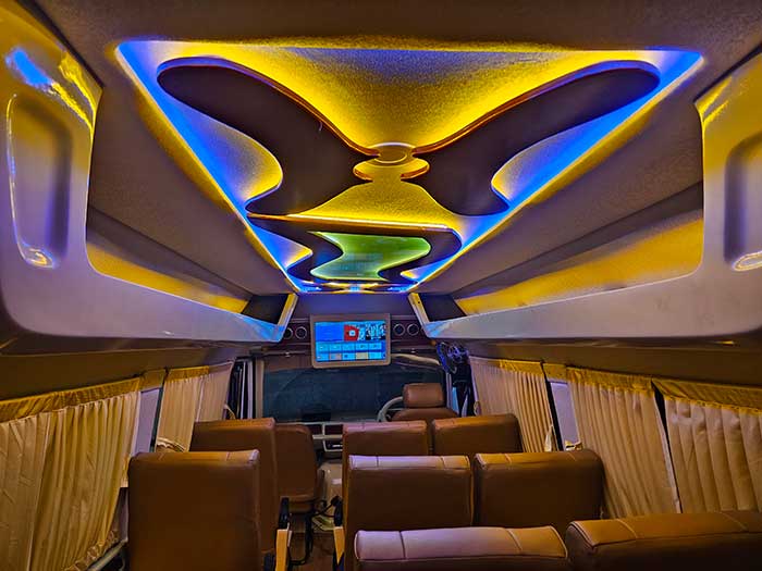 16 seater luxury traveller, premium tempo traveller