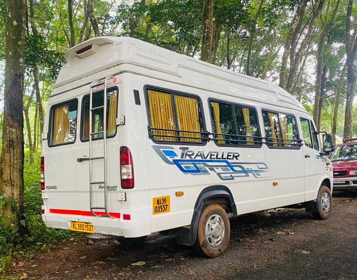 14 seater tempo traveller rates in kochi