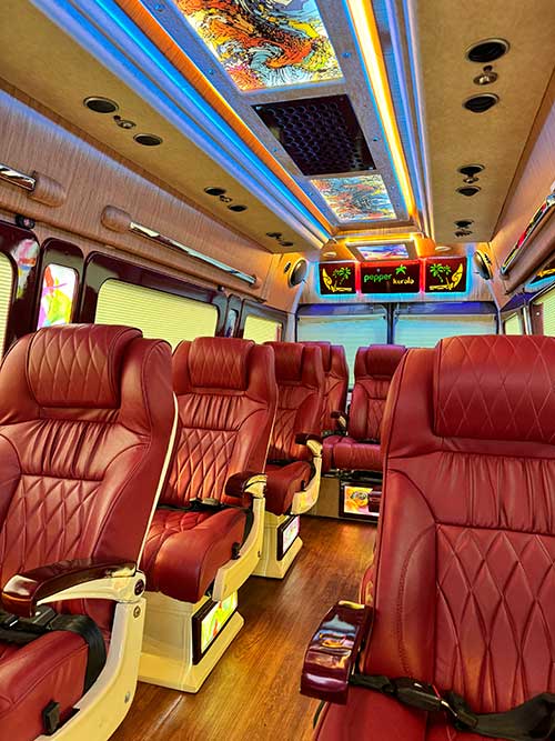 kerala luxury tempo charges, best tempo traveller